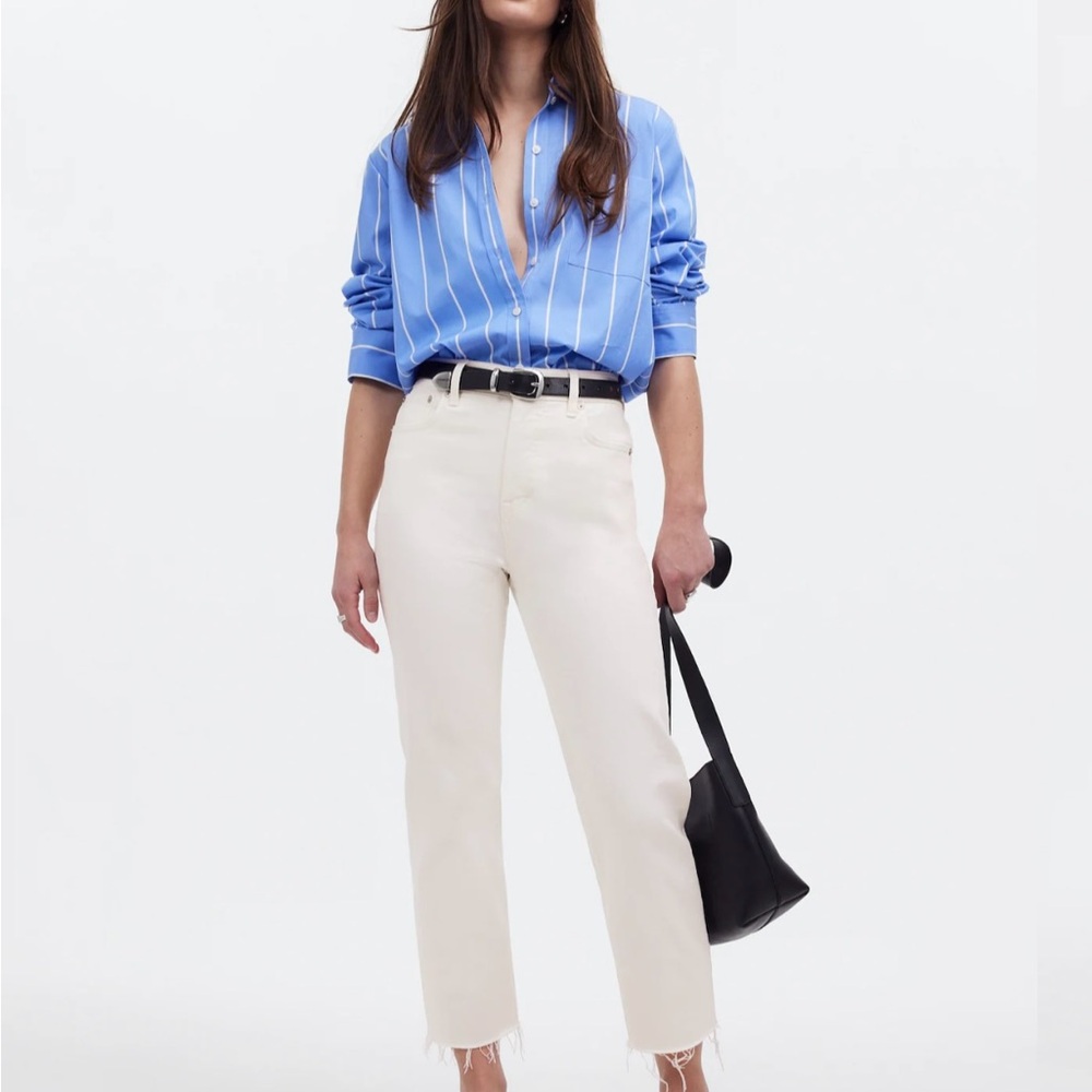 Madewell 90s Straight Crop - Size 28